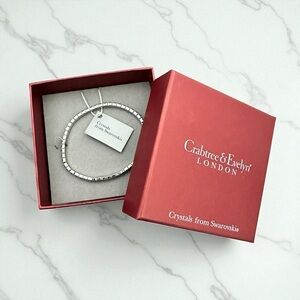 ✨ Swarovski x Crabtree & Evelyn Bracelet | Silver-Tone | BNWT